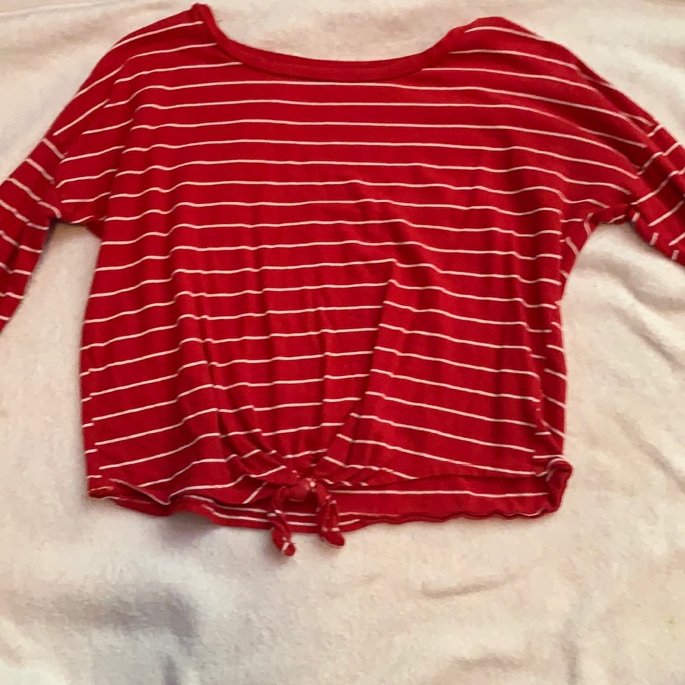 Long sleeve crop top